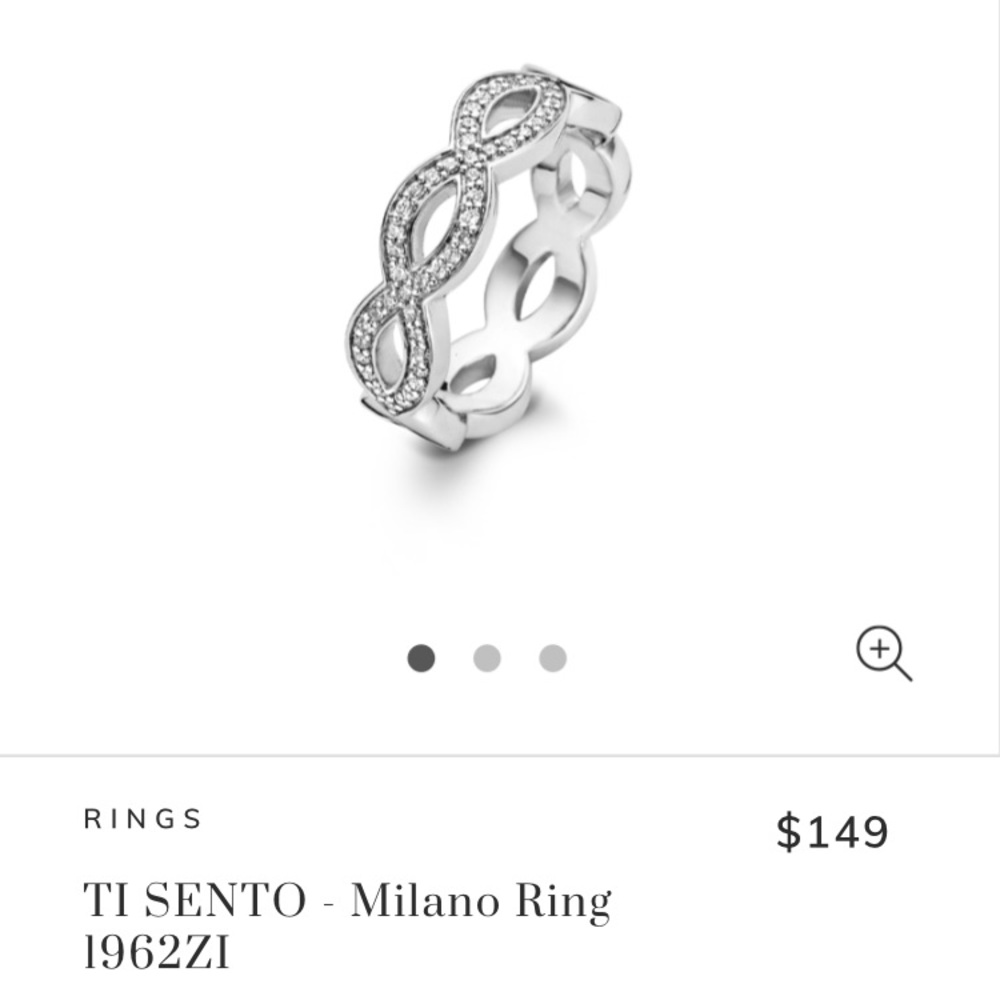 TI SENTO - Milano Ring 1962ZI size 6